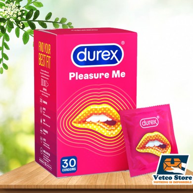 Bao cao su Durex Pleasure Me Hộp 30 cái